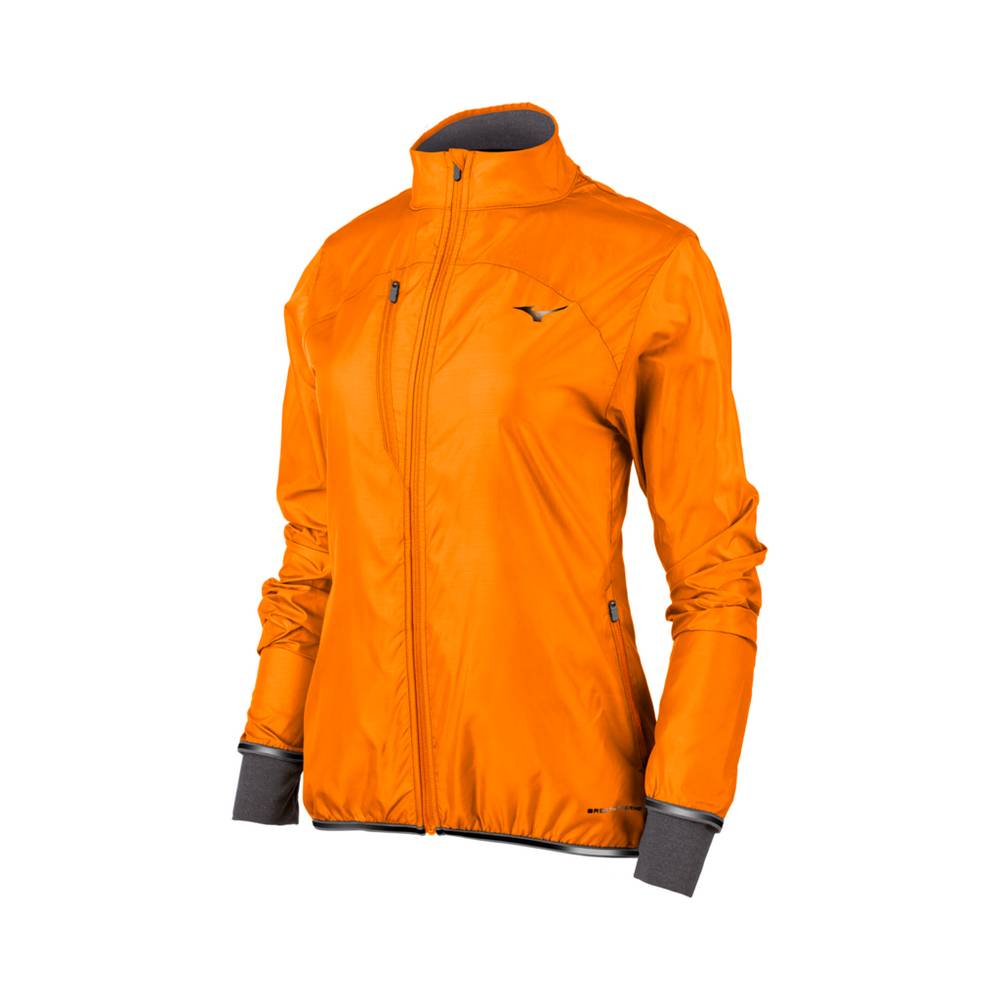 Casaco Mizuno Breath Thermo® FZ - Mulher - Laranja - DPBRC0463